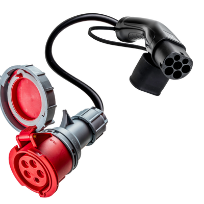 32A 5-polet CEE til type 2-adapter