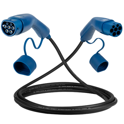 Type 2 | mode 3 | 16A | 11kW-ladekabel