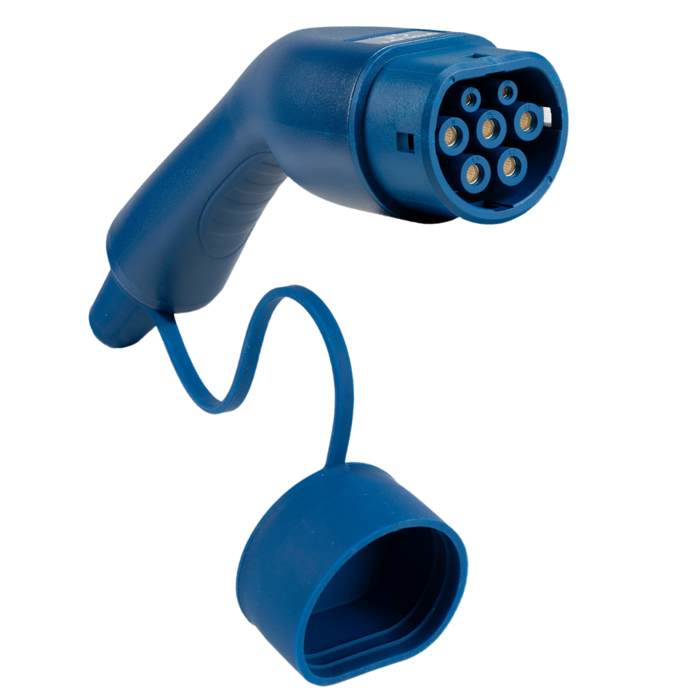 Type 2 | mode 3 | 16A | 11kW | spiral ladekabel