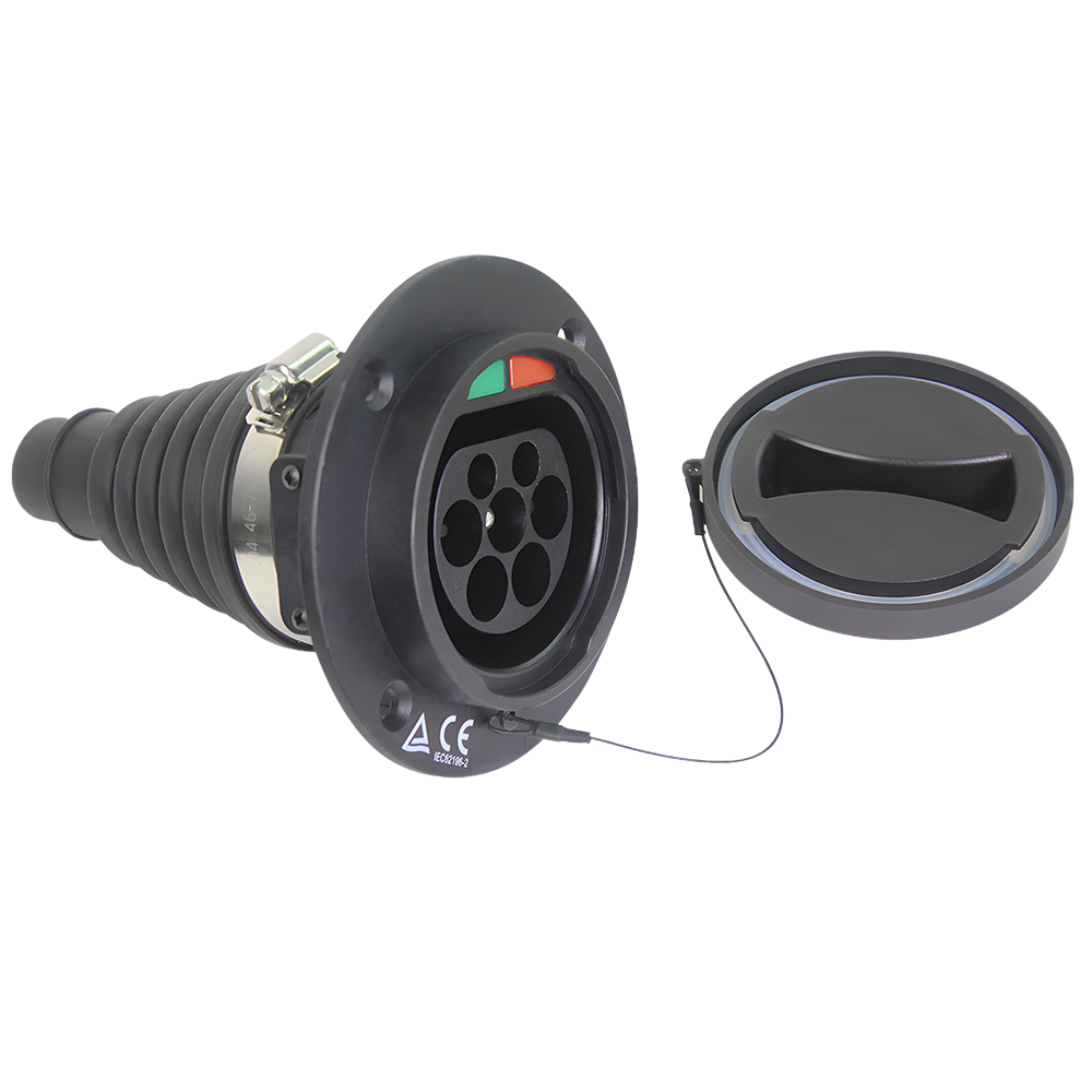 Type 2-stikkontakt til bil | 3-fase | 16A/32A