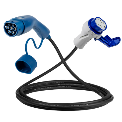 Type 2 - Type 3 | mode 3 | 16A | 11kW ladekabel