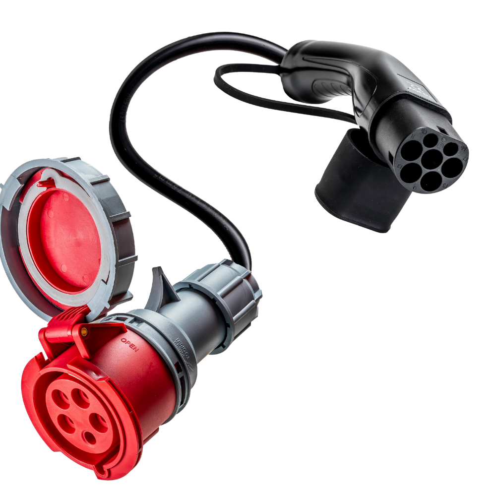 16A 5-polet CEE til Type 2 adapter