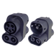 Adapter til opladning af elbiler CCS1 til CCS2