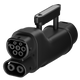 Adapter til opladning af elbiler GBT til CCS2