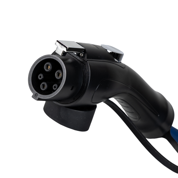 Type 1 - type 2 | 1 fase | 32a | 7,4 kW ladekabel
