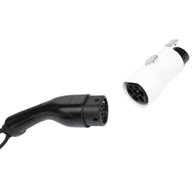 Adapter Type 2 (ladekabel) til Type 1 (bil)