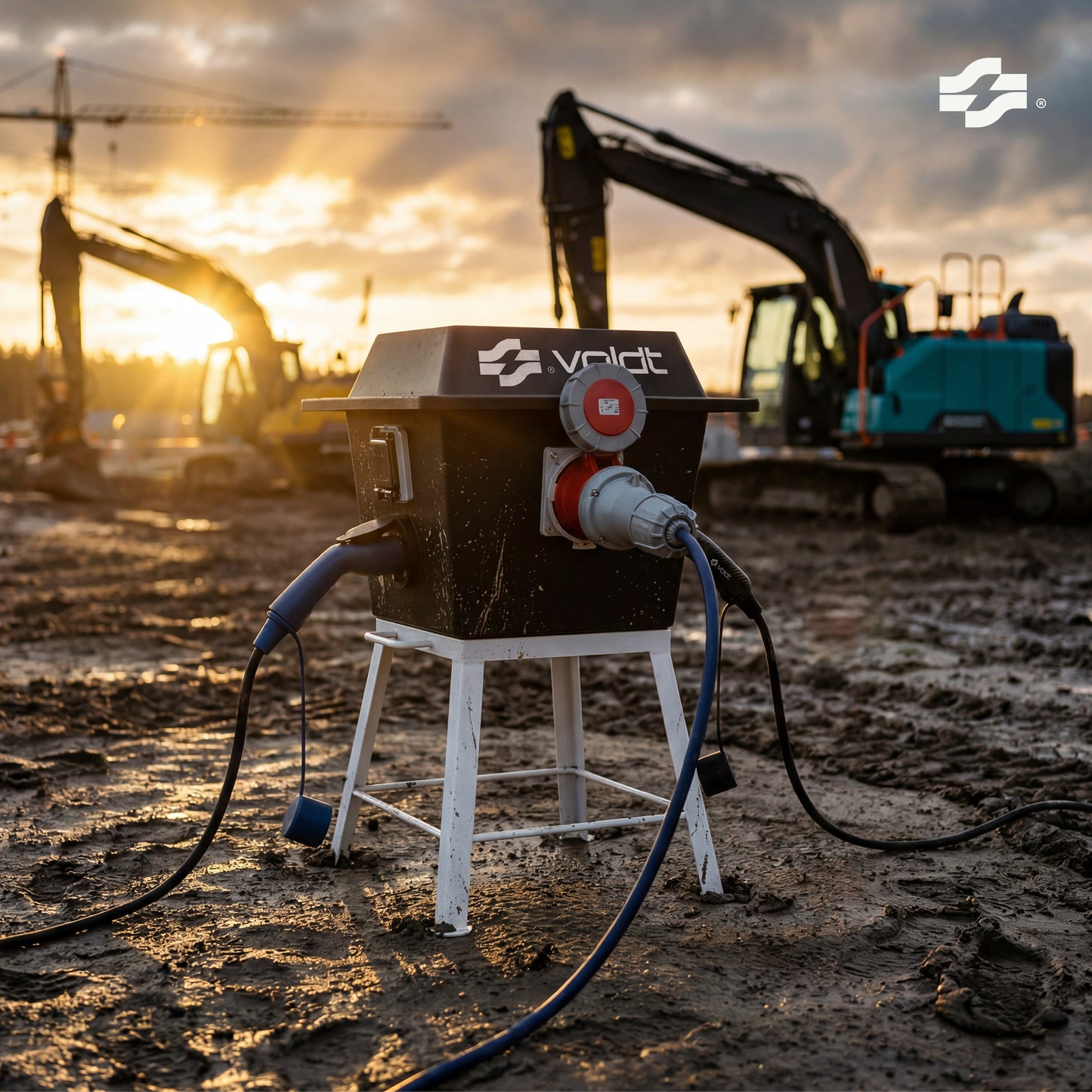 Voldt® Sitecharge | Type 2 | 2×22 kW