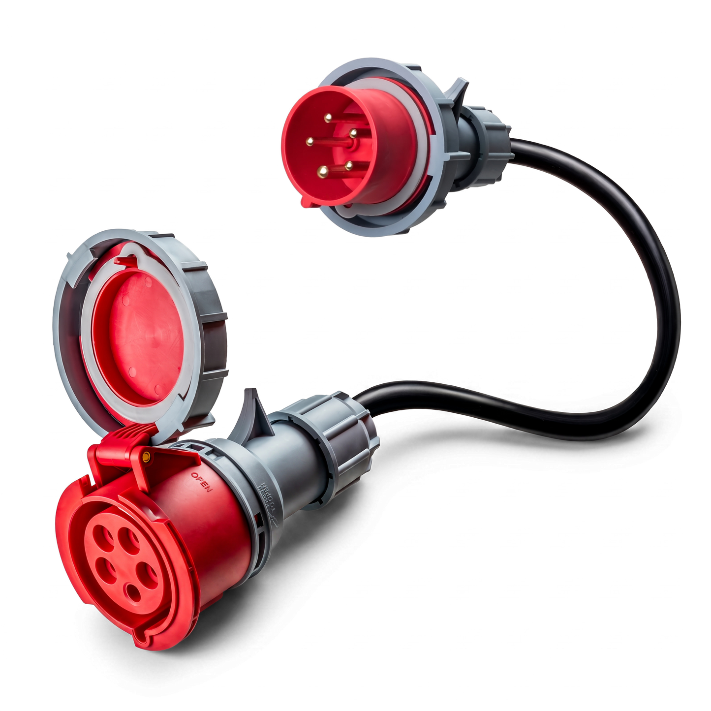 16A 5-polet til 32A 5-polet CEE adapter
