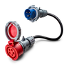 16A 5-polet til 16A 3-polet CEE adapter