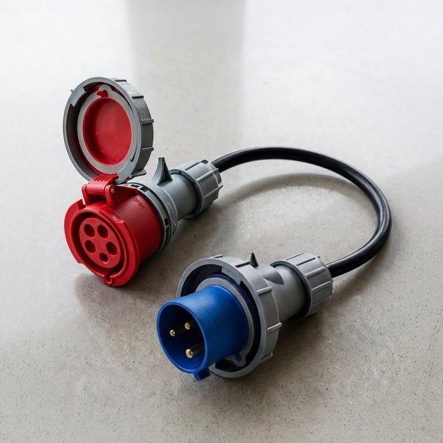 16A 5-polet til 16A 3-polet CEE adapter