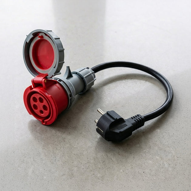16A 5-polet CEE til Schuko-adapter