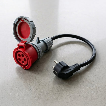 32A 5-polet CEE til Schuko-adapter