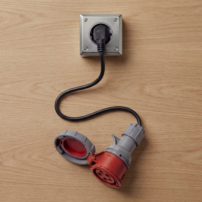 32A 5-polet CEE til Schuko-adapter
