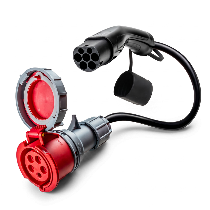 16A 5-polet CEE til Type 2 adapter