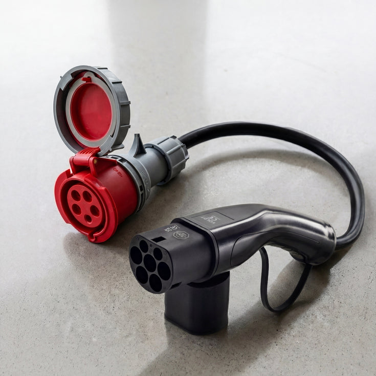 32A 5-polet CEE til type 2-adapter