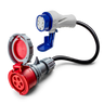 16A 5-polet CEE til Type 3 adapter