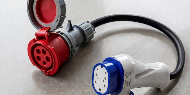 32A 5-polet CEE til Type 3-adapter
