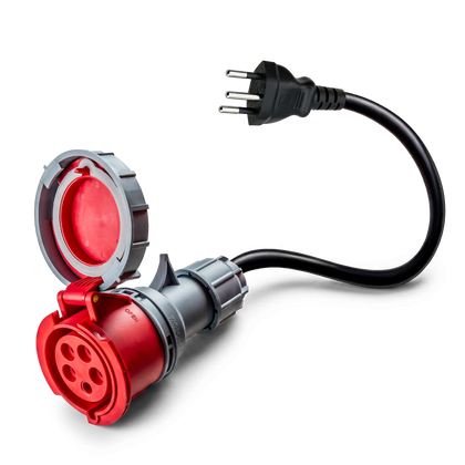 16A 5-polet CEE til Type J for Schweiz-adapter