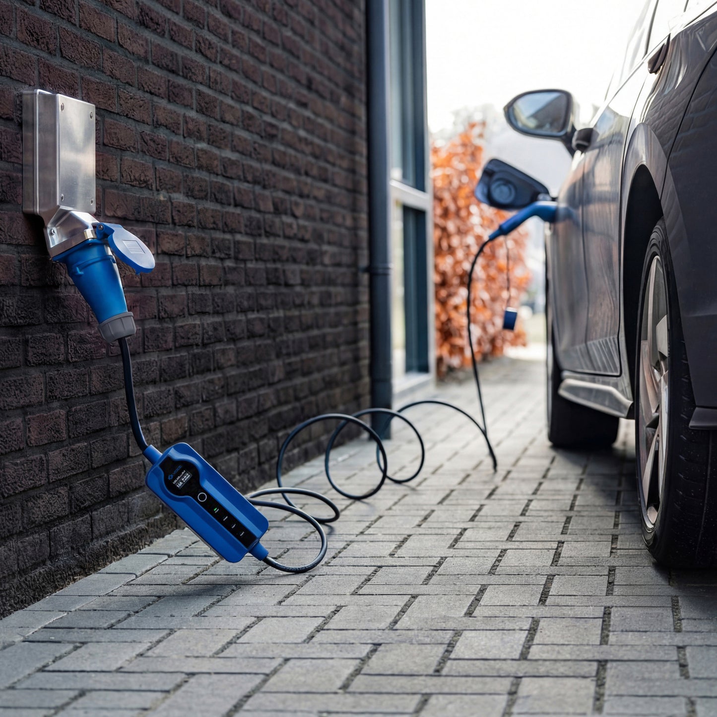 Voldt® Transportabel lader til bil CEE | 1 faset | 8A-32A | 7.4kW + APP