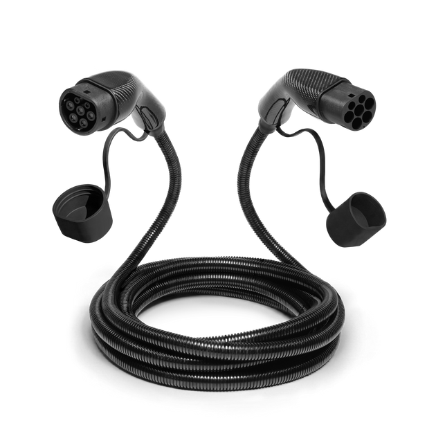 Voldt® Type 2 Carbon Fibre ladekabel 22kW