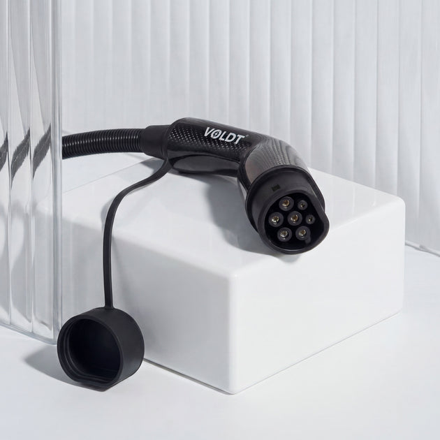 Voldt® Type 2 Carbon Fibre ladekabel 22kW