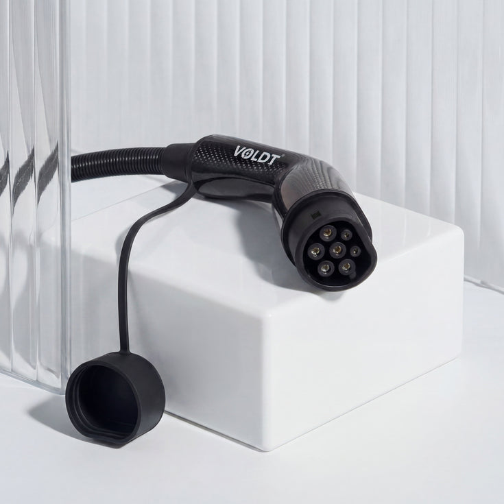 Voldt® Type 2 Carbon Fibre ladekabel 22kW