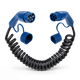 Type 2 | mode 3 | 32a | 22kW | spiral ladekabel