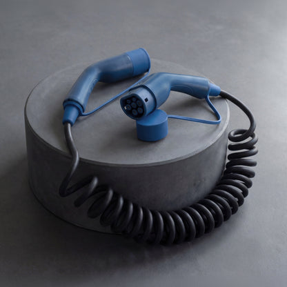 Type 2 | 1 fase | 32a | 7,4 kW | spiral ladekabel