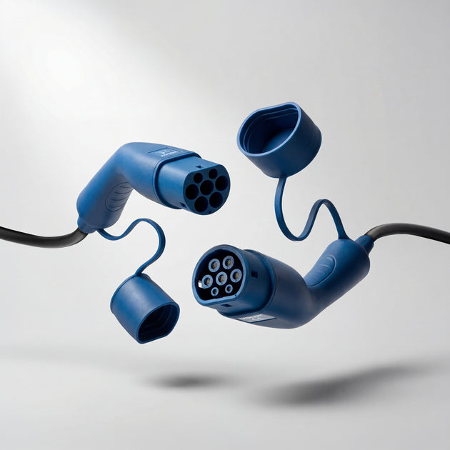 Type 2 | mode 3 | 32a | 22kW | spiral ladekabel