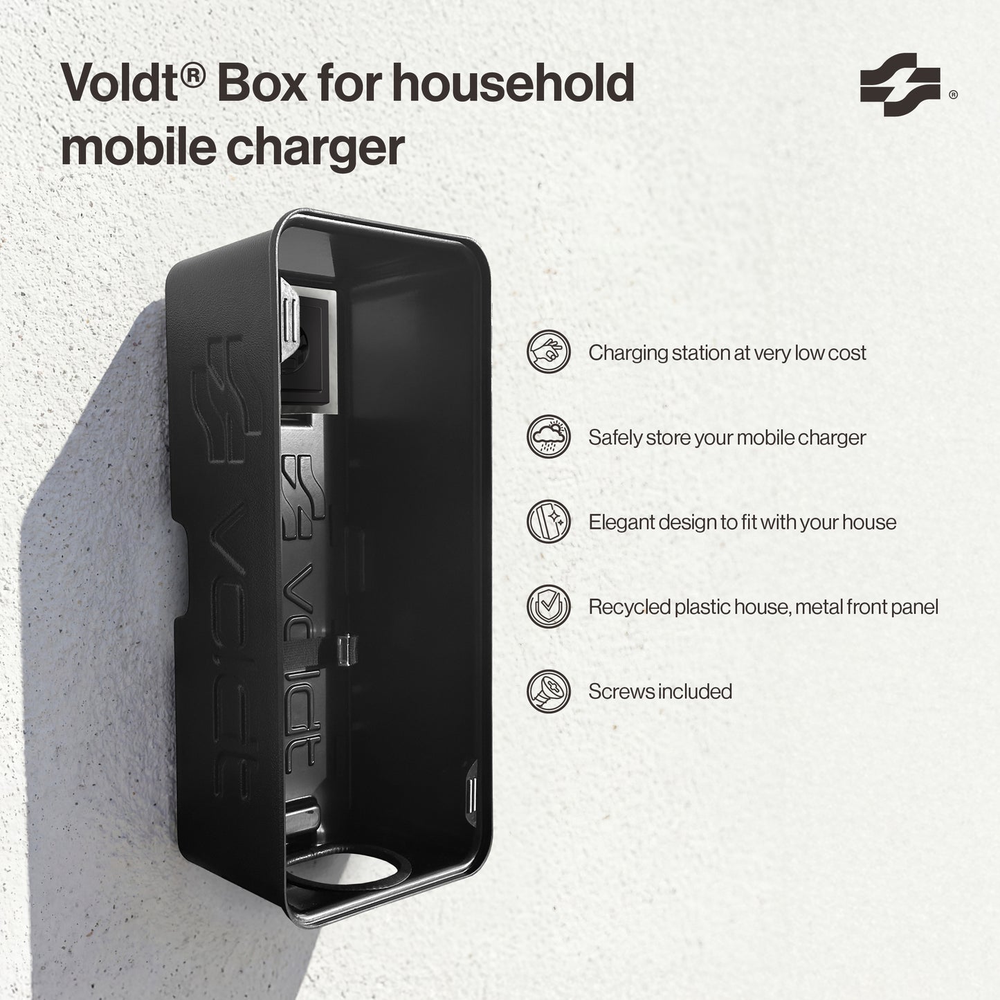 Voldt® Boxx til mobil hjemmelader
