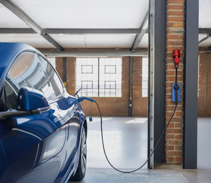 Type 2 - 32A rød CEE | 3 faser | Justerbar 8A - 32a | 22kW ladekabel