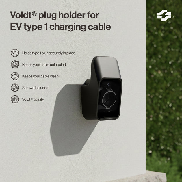 Plugholder til EV Type 1-ladekabel