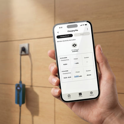 Voldt® app on a smartphone showing live charging data