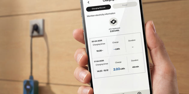 Voldt® app on a smartphone showing live charging data