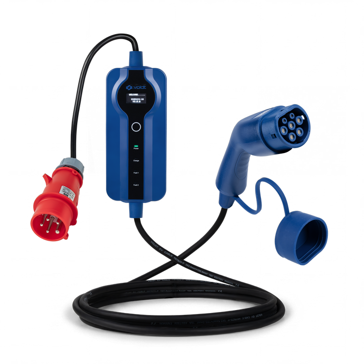 Voldt® Transportabel lader til bil CEE | 3 faset | 8A-16A | 11kW + APP