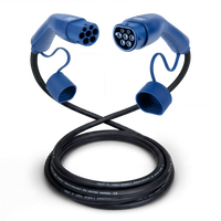 Type 2 | 1 fase | 32A | 7,4 kW ladekabel