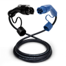 Type 1 - type 2 | 1 fase | 32a | 7,4 kW ladekabel
