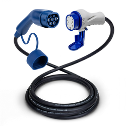 Type 2 - Type 3 | mode 3 | 32a | 22kW ladekabel